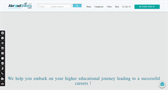 Desktop Screenshot of abroadshiksha.com